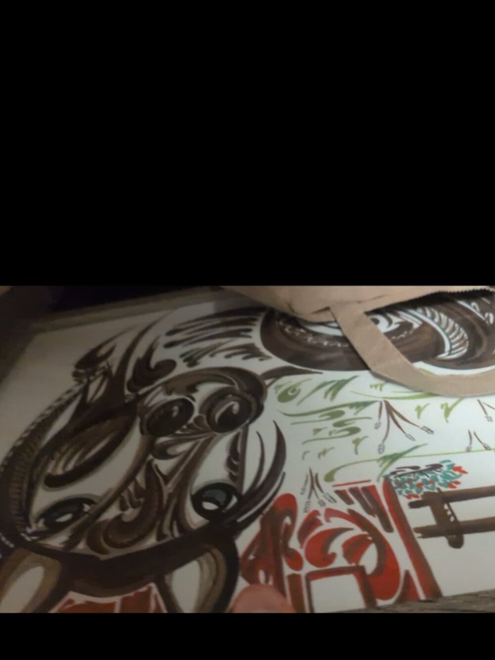 Marker drawing